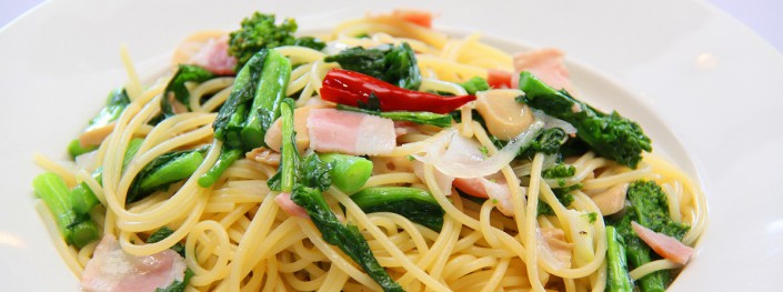 菜の花のスパゲティー