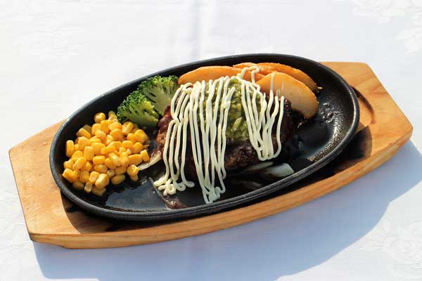 刻みワサビマヨネーズハンバーグ